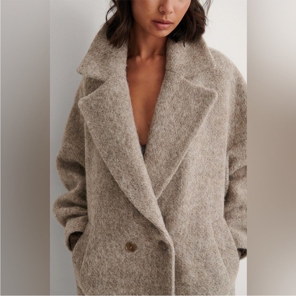 New with Tag Stylish Mango Alpaca Wool blend coat - Picture 3 of 13